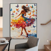 Toile - Butterfly Girl